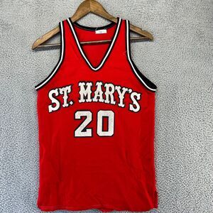Vintage Speedline St Marys College Jersey Mens Medium Red Michigan Team #20 70s
